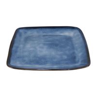 Vierkant bord Toscane - donkerblauw - 25x25 cm