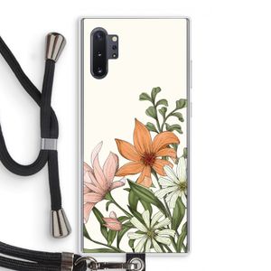 Floral bouquet: Samsung Galaxy Note 10 Plus Transparant Hoesje met koord