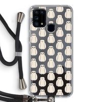 Uilen: Samsung Galaxy M31 Transparant Hoesje met koord Uilen: Samsung Galaxy M31 Transparant Hoesje met koord