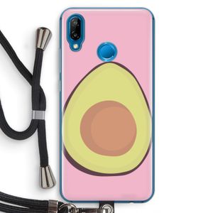 Avocado: Huawei P20 Lite Transparant Hoesje met koord