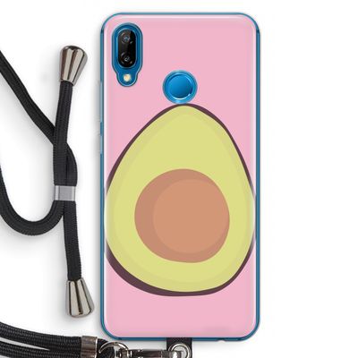 Avocado: Huawei P20 Lite Transparant Hoesje met koord