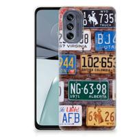 Motorola Moto G62 5G | Siliconen hoesje | met foto Kentekenplaten