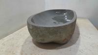 Waschbecken Flusstein RXXL231125, 89x39x15 cm