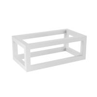 Frame voor fontein Wiesbaden Nick | Wandmontage | 39.5x15x21.5 cm | Vierkant | Wit mat