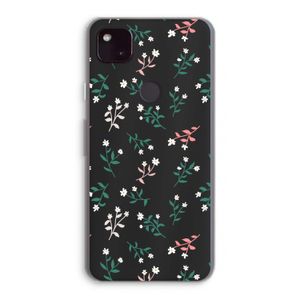 Small white flowers: Google Pixel 4a 5G Transparant Hoesje
