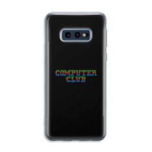 Retro: Samsung Galaxy S10e Transparant Hoesje
