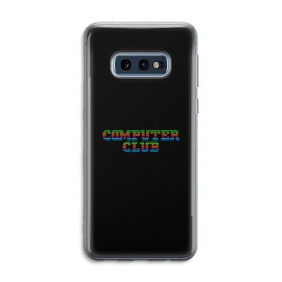Retro: Samsung Galaxy S10e Transparant Hoesje