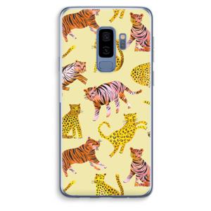 Cute Tigers and Leopards: Samsung Galaxy S9 Plus Transparant Hoesje