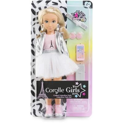 Modepop - COROLLE - Valentijn Fashion Week Parijs - 28 cm - 4 accessoires - Vanillegeur - Vanaf 4 jaar