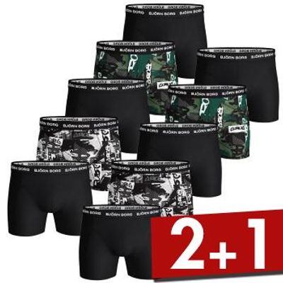 BjÃ¶rn Borg 10 stuks Essential Boxer Shorts BB NY Times * Actie *