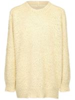 Maison Margiela pull en maille texturée - Jaune