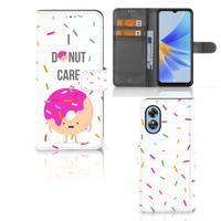 OPPO A17 | Book Cover | Donut Roze | Portemonnee hoesje