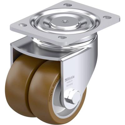 Blickle LHD-ALB 101K Plaatstalen dubbel zwenkwiel Wieldiameter: 100 mm Draagvermogen (max.): 720 kg 1 stuk(s)