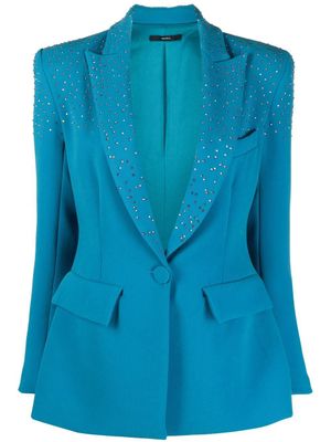 Alex Perry blazer Addison à ornements - Bleu
