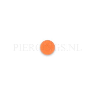 Balletje 1.6 mm acryl oranje 5 mm