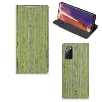Samsung Galaxy Note20 Book | Wallet Case | Green Wood