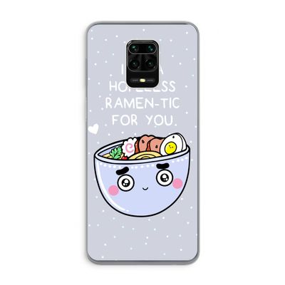 I'm A Hopeless Ramen-Tic For You: Xiaomi Redmi Note 9 Pro Transparant Hoesje