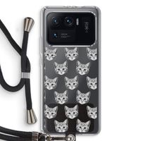 Kitten: Xiaomi Mi 11 Ultra Transparant Hoesje met koord