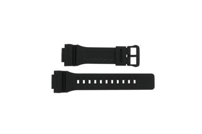 Horlogeband Casio TRT-110H-1A / 10452139 Kunststof/Plastic Zwart 18mm