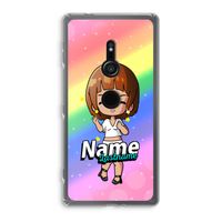Chibi Maker vrouw: Sony Xperia XZ2 Transparant Hoesje