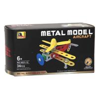 Constructieset Metaal Vliegtuig, 34dlg.