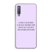 Regenboog: Samsung Galaxy A7 (2018) Transparant Hoesje