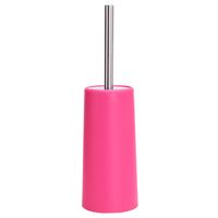 MSV Toiletborstel houder/WC-borstel - fuchsia roze - kunststof - 35 cm - Toiletborstels - thumbnail