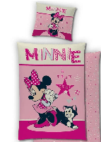 Disney Minnie Mouse Dekbedovertrek Flanel 140 x 200 cm - thumbnail