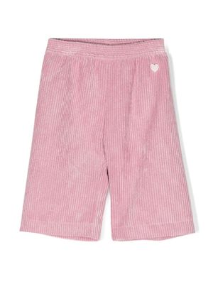 Monnalisa pantalon à breloque cœur - Rose
