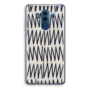 Marrakech Zigzag: Huawei Mate 10 Pro Transparant Hoesje