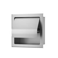 Toiletrolhouder Inbouw BWS Milan Met Klep RVS Boss & Wessing