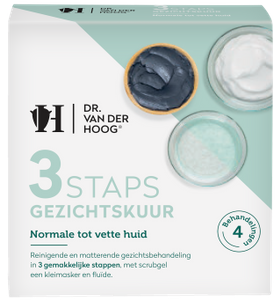 Dr Van Der Hoog 3 Staps Gezichtskuur Normale tot Vette Huid