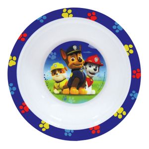 Kunststof ontbijtbordje diep Paw Patrol 16 cm