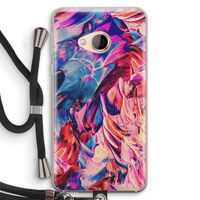 Pink Orchard: HTC U Play Transparant Hoesje met koord