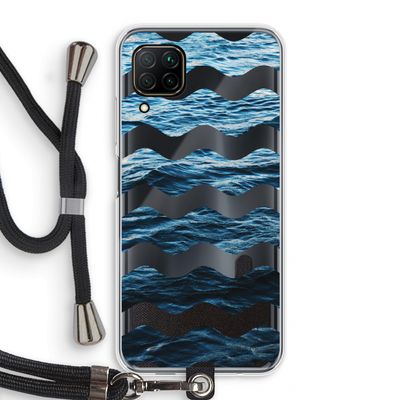 Oceaan: Huawei P40 Lite Transparant Hoesje met koord