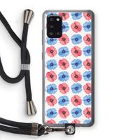 Klaproosjes: Samsung Galaxy A31 Transparant Hoesje met koord