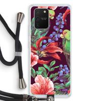 Papegaaien: Samsung Galaxy S10 Lite Transparant Hoesje met koord - thumbnail