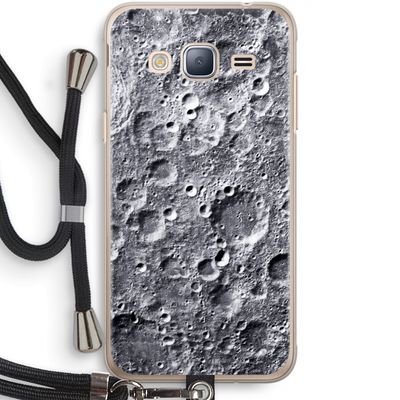 Maanlandschap: Samsung Galaxy J3 (2016) Transparant Hoesje met koord