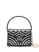 Gucci sac à main Broadway à ornements en cristal - Noir