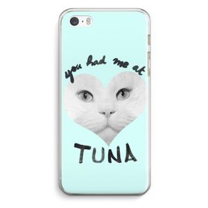 You had me at tuna: iPhone 5 / 5S / SE Transparant Hoesje
