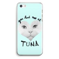 You had me at tuna: iPhone 5 / 5S / SE Transparant Hoesje