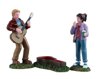 Kerstdorpminiatuur Rockin' Billy 12x4x18 cm 3st - Lemax