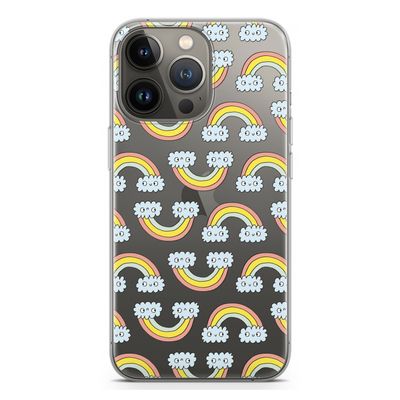 Regenboog: iPhone 13 Pro Transparant Hoesje