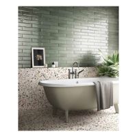 Del Conca Frammenti Wandtegel | 7.5x40 cm | Glans Groen