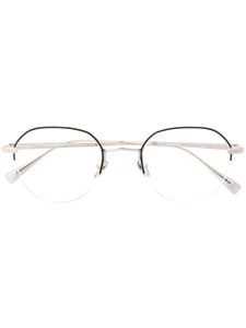 EQUE.M lunettes de vue Water Drop à monture ronde - Argent