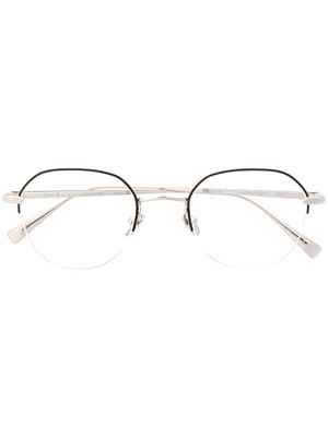EQUE.M lunettes de vue Water Drop à monture ronde - Argent
