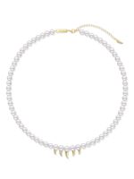 TASAKI collier en or 18ct Collection Line Danger à perles Akoya