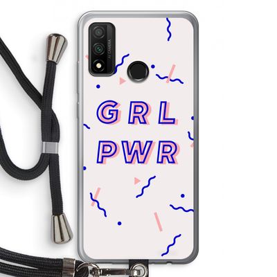 GRL PWR: Huawei P Smart (2020) Transparant Hoesje met koord