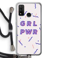 GRL PWR: Huawei P Smart (2020) Transparant Hoesje met koord
