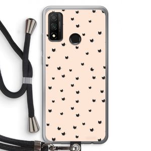 Kleine kattenkopjes: Huawei P Smart (2020) Transparant Hoesje met koord
